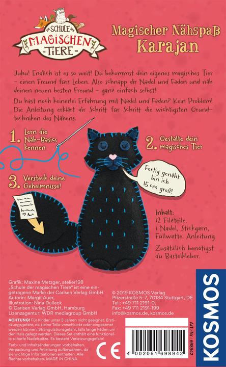 Actual product image Kosmos The school of magical animals