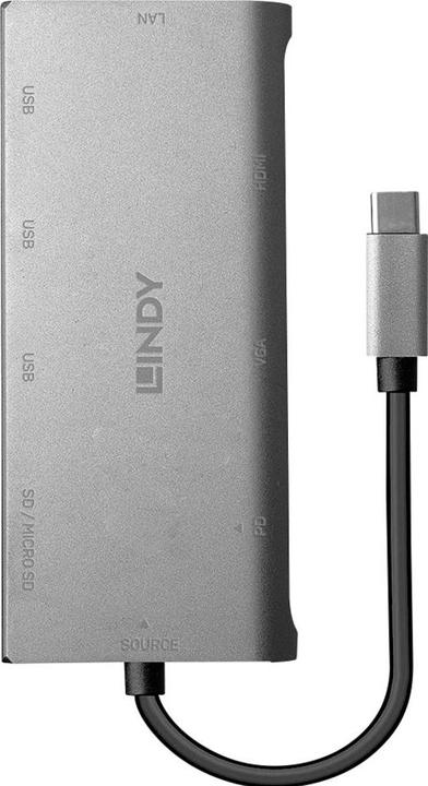 Produktbild Lindy USB 3.1 Typ C Multi-Port Konverter (USB-C, 5 Ports)
