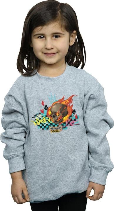 Produktbild Disney Wreck It Ralph Race Skull Sweatshirt Mädchen (152, 158)