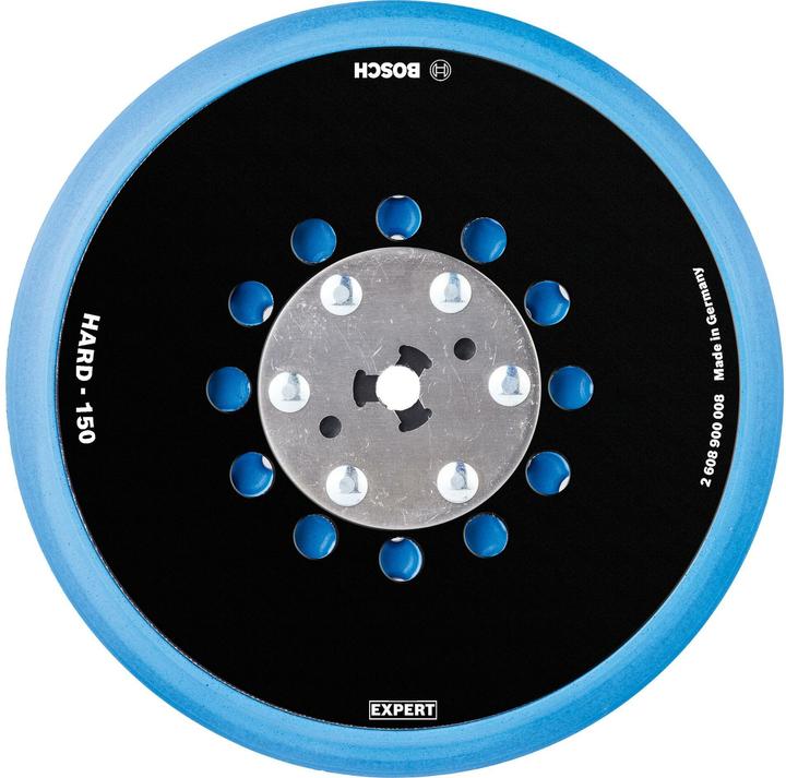 Actual product image Bosch Professional Zubehör EXPERT Multihole universal backing pad, 150 mm, hard (Hard)