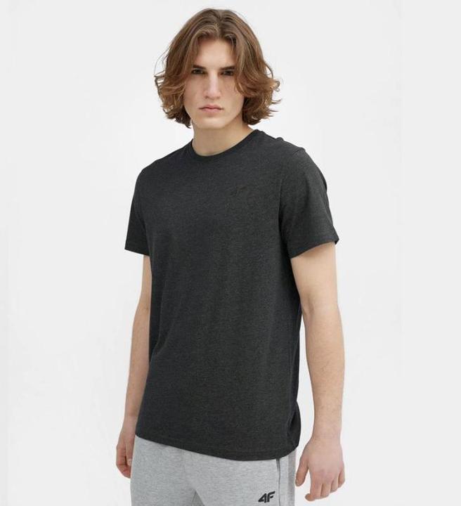Produktbild 4F Tshirt Ciemny Szary Melanż TTSHM536 r. S (S, M)