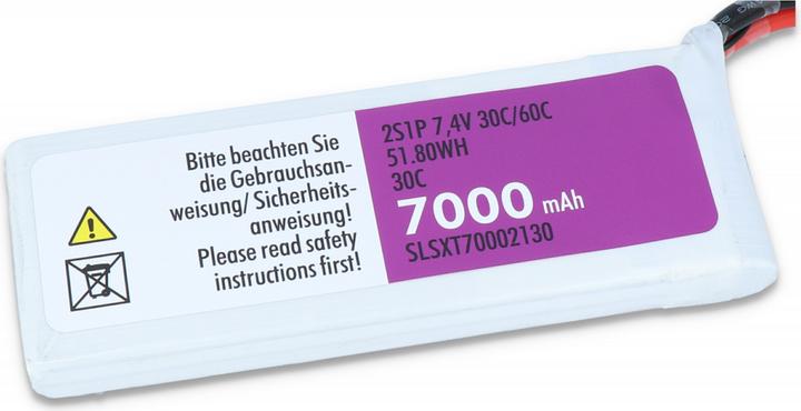 Image du produit SLS XTRON 7000mAh 2S1P 7,4V 30C/60C (7.40 V, 7000 mAh)