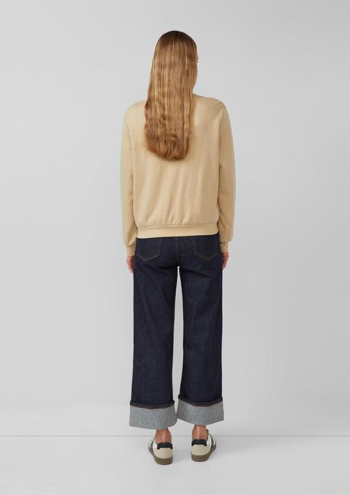 Produktbild s.Oliver Sweatshirt Jacke Weicher Interlock-Blouson mit Eingrifftaschen (36)