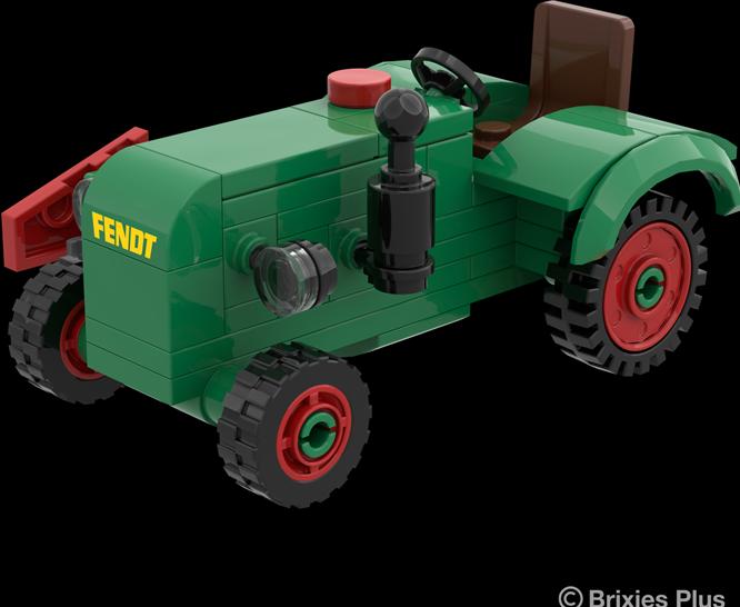 Immagine prodotto Brixies PLUS Bausatz Fendt Dieselross F28 (mit Mähbalken) Classic Club Collection