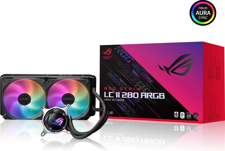 Actual product image ASUS ROG Strix LC II 280 ARGB CPU cooler