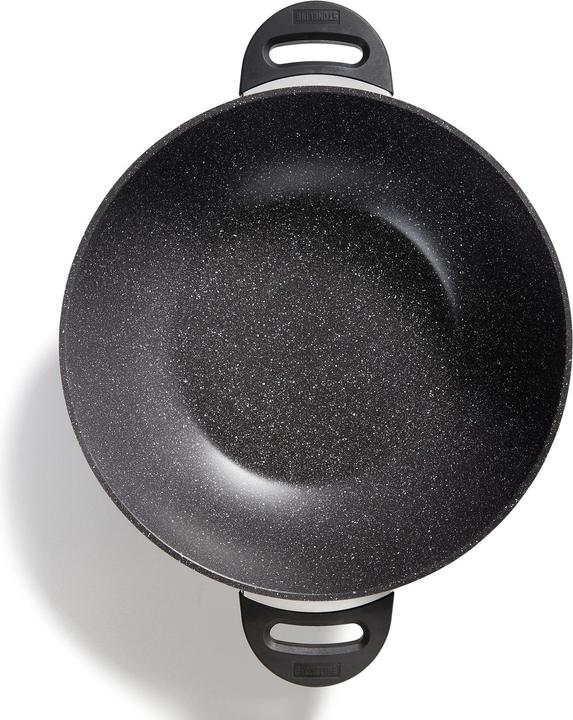 Produktbild Stoneline 32cm, mit Deckel, Aluguss, Backofen & Induktion geeignet (Wok Pfanne, Aluminiumguss)