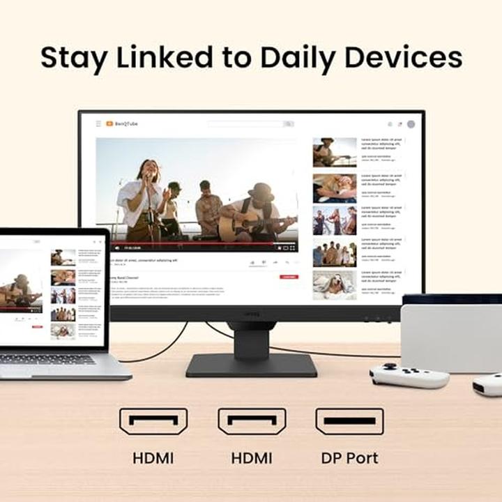 Actual product image BenQ LCD GW2790E 27" IPS/1920×1080/100Hz/5ms/DP/2xHDMI/Jack/VESA/Repro/Flicker-free/Low Blue Light (1920 x 1080 pixels, 27")