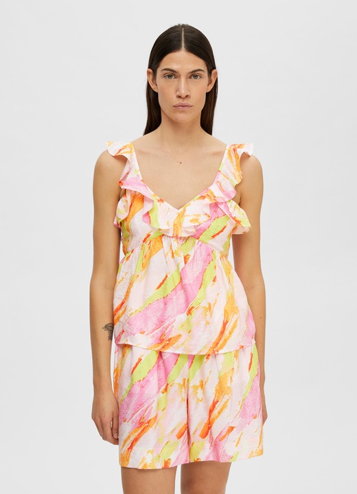 Actual product image Selected Femme Print top without sleeves (34)
