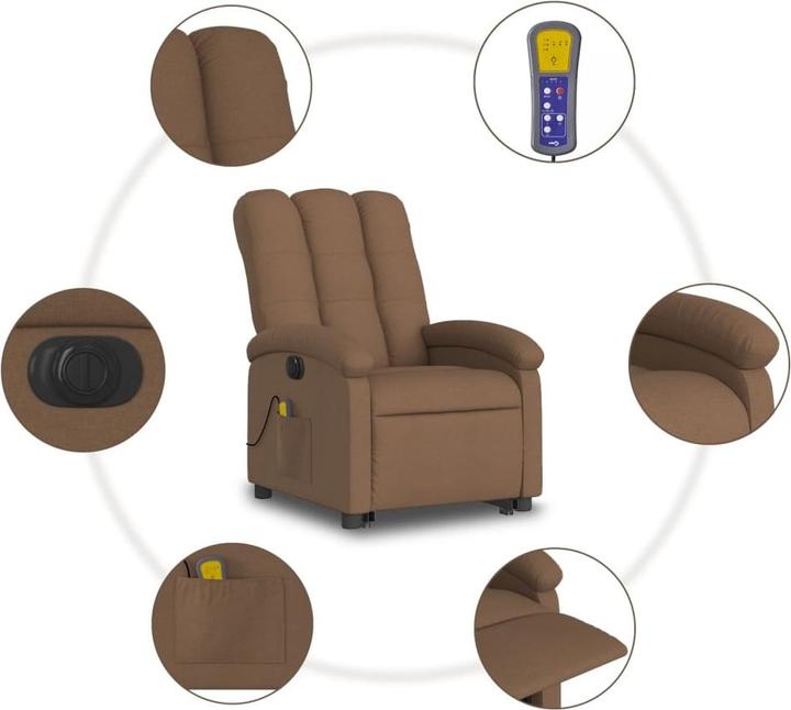 Image du produit vidaXL Massagesessel mit Aufstehhilfe