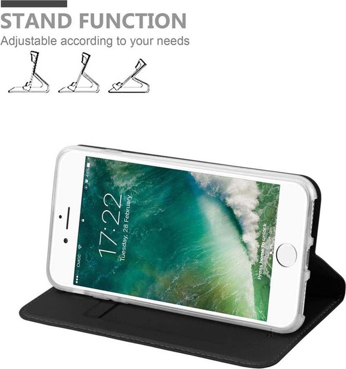 Productafbeelding Cadorabo Boek Classy Style Cover (Apple iPhone 7 Plus, Apple iPhone 7s Plus)