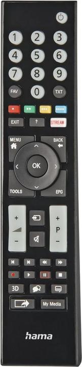Hama Universal remote control for Grundig TVs, IR, adaptive, illuminated buttons (Universal remote control, Infrared)
