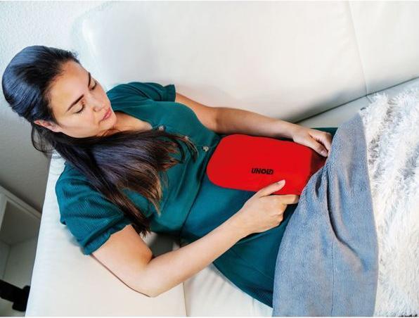 Image du produit Unold 86023 Wärmi Premium Set rot elektr. Heizkissen + Fusswärmekissen