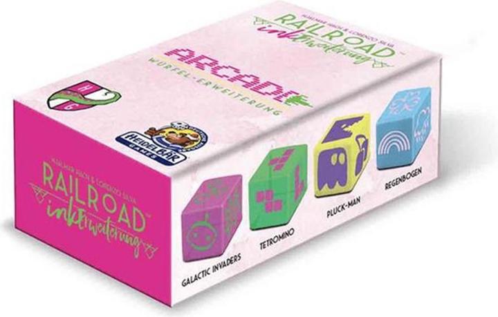 Actual product image Fata Morgana Family game Railroad Ink: Arcade Expansion (German)