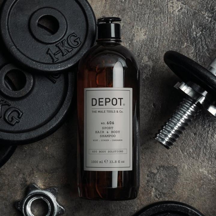 Produktbild Depot Sport Hair & Body Shampoo 1000 ml (1000 ml, Flüssiges Shampoo)