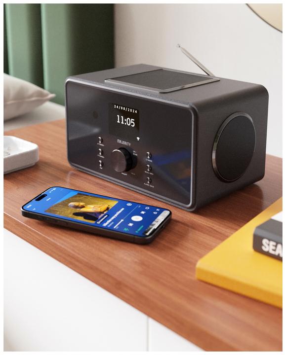Produktbild Majority Bard Black (Internetradio, FM, UKW, WLAN, Bluetooth)