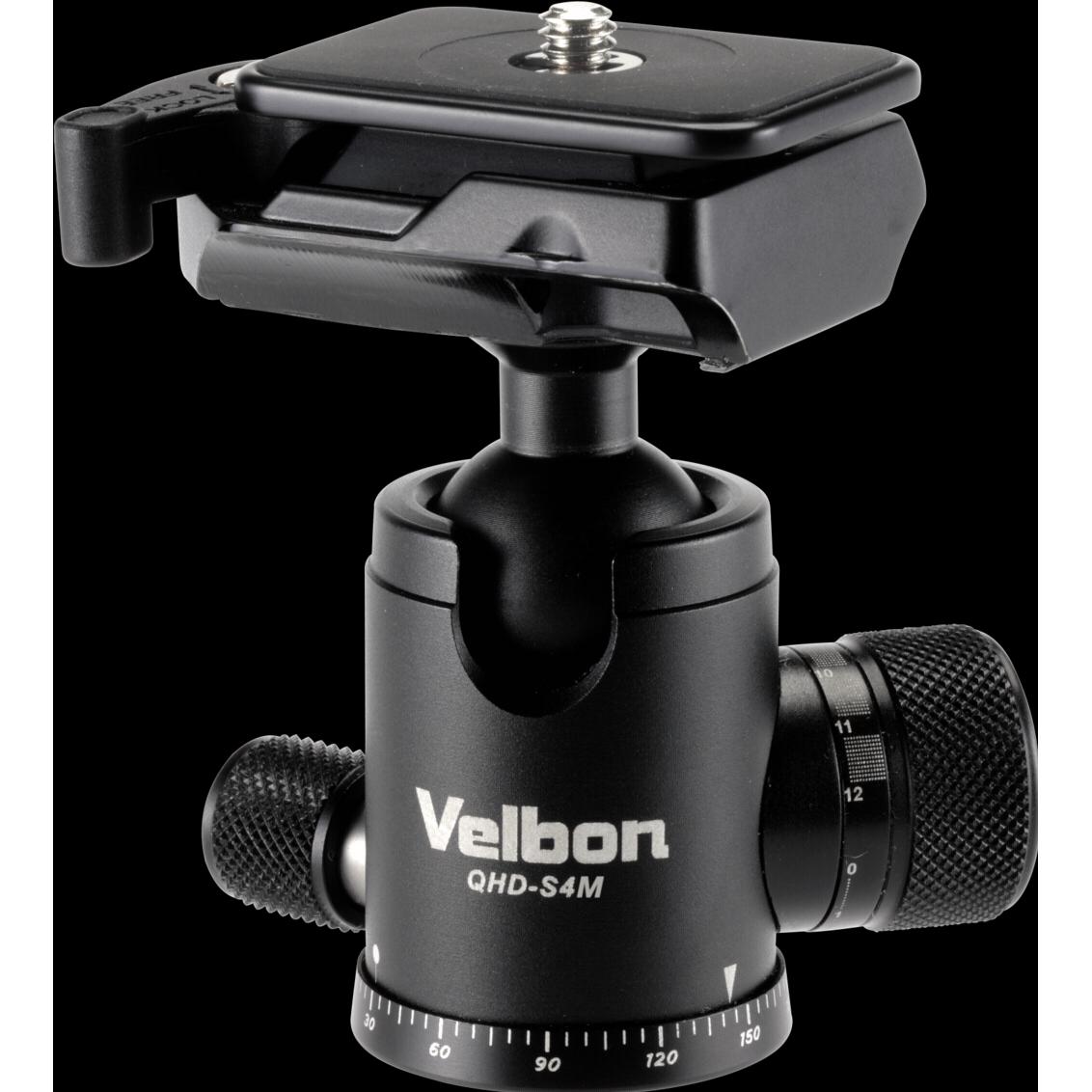 Velbon QHD-S4M (Kugelkopf), Stativkopf, Schwarz