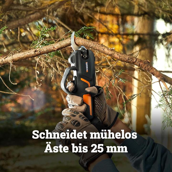 Actual product image Worx Akku-Astschere