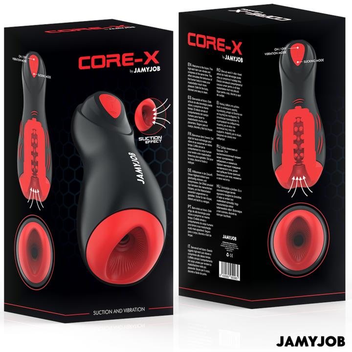 Jamyjob Core-X Automatic Masturbator 5 Suction Band Vibration Modes Jamyjob Core-X Automatic Masturbator 5 Suction Band Vibration Modes