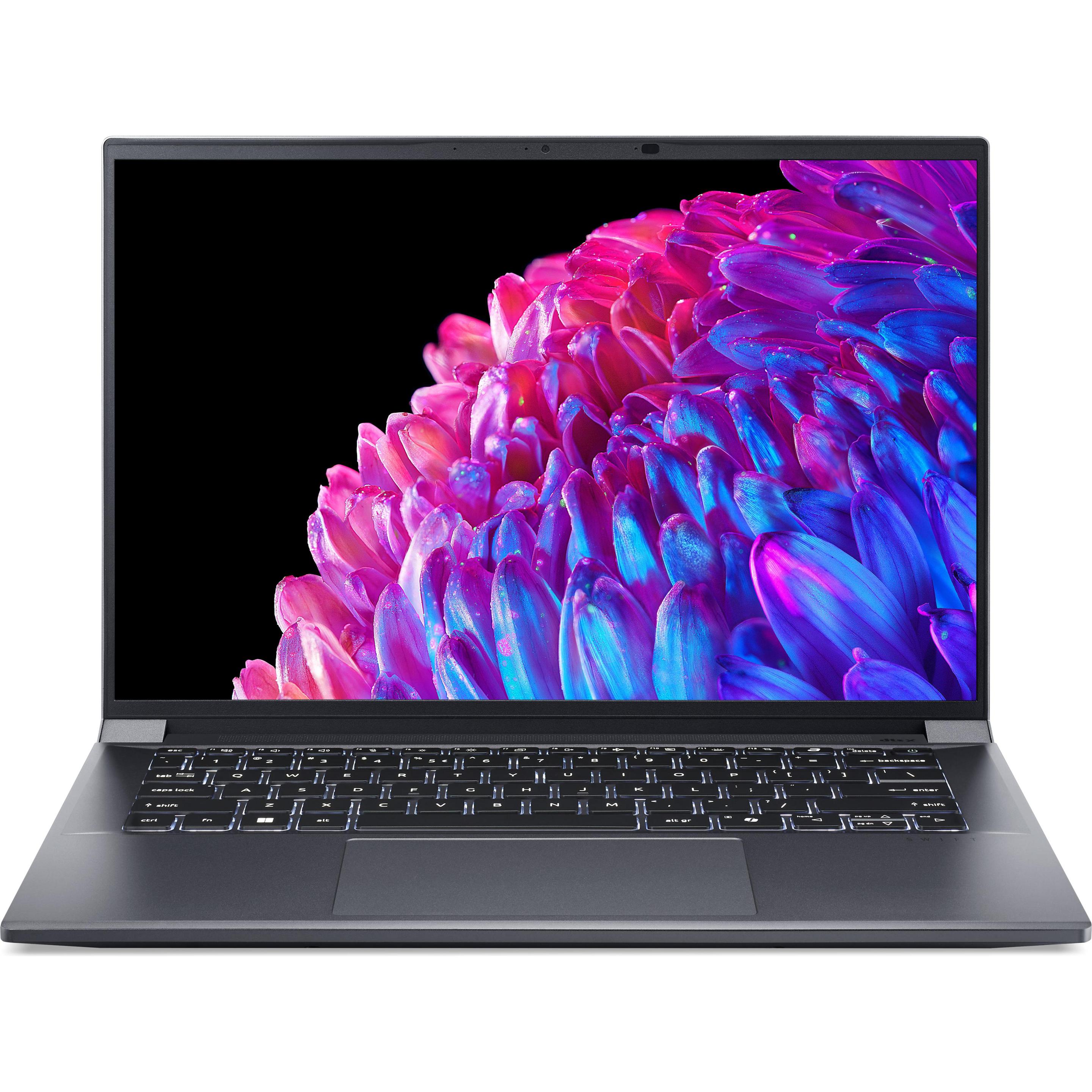 Acer Swift X OLED Pro SFX14-72G Grau (14.50", Intel Core Ultra 7 155H, 32 GB, 1000 GB, DE), Notebook, Grau