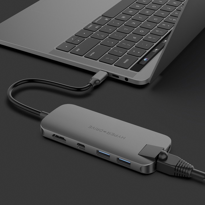 Actual product image Hyper HyperDrive Slim (USB-C, 8 Ports)