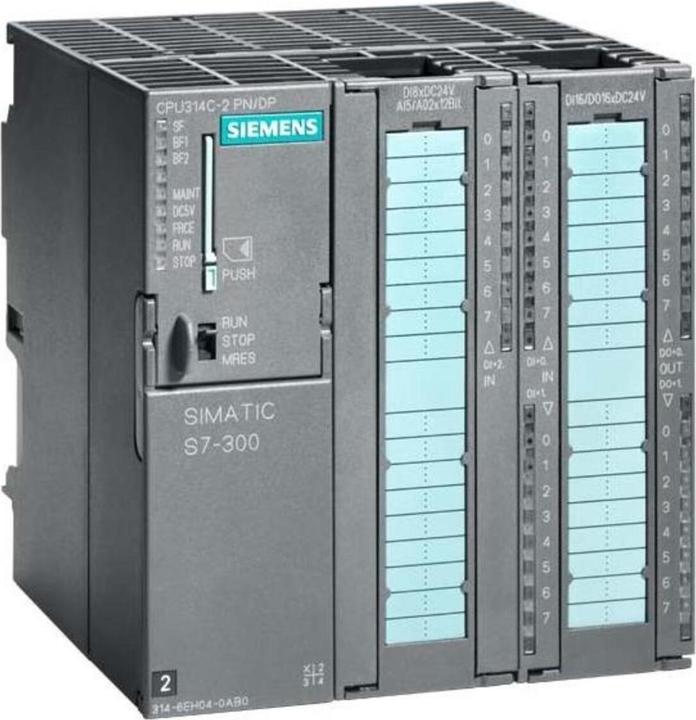 Produktbild Siemens CPU314C-2PN/DP, 24DI/16DO/4AI/2AO, 192KB