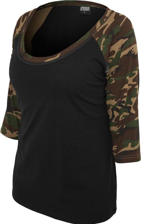 Actual product image Urban Classics Ladies 3/4 Contrast Raglan Tee (XS)