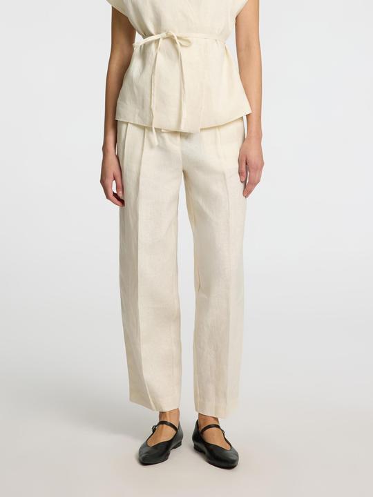 Actual product image Selected Femme 100% Leinen Barrel Fit Hosen (40)