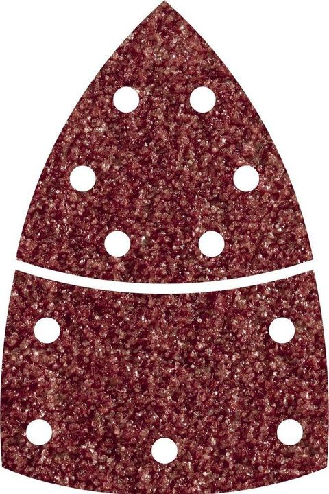 Immagine prodotto wolfcraft 10 fogli abrasivi adesivi 2 pezzi corindone K80 (80)