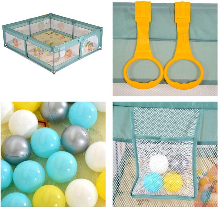 Actual product image Moni Laufstall GameZone 180 x 200 cm (200 x 180 x 64 cm)