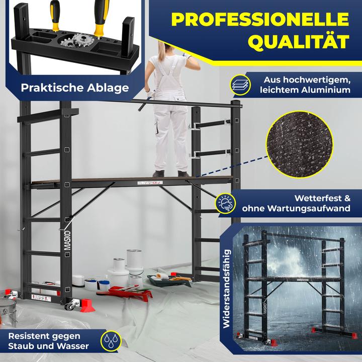 Actual product image Masko Baugerüst (Single ladder)
