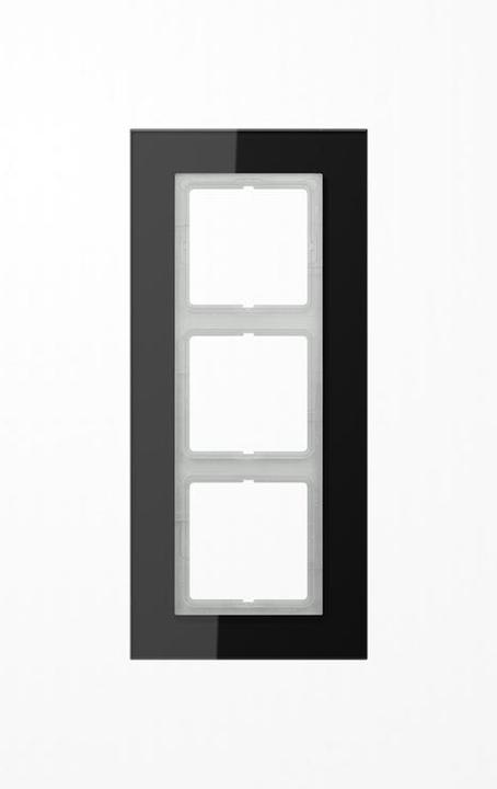 Actual product image JUNG Mounting frame 3f sw glz LS / LS PLUS glass LSP983GLSW