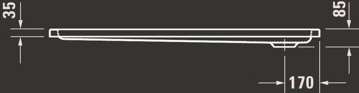Immagine prodotto Duravit Piatto doccia rettangolare D-CODE con antiscivolo, bianco 1300x900x85mm (130 cm, 90 cm)