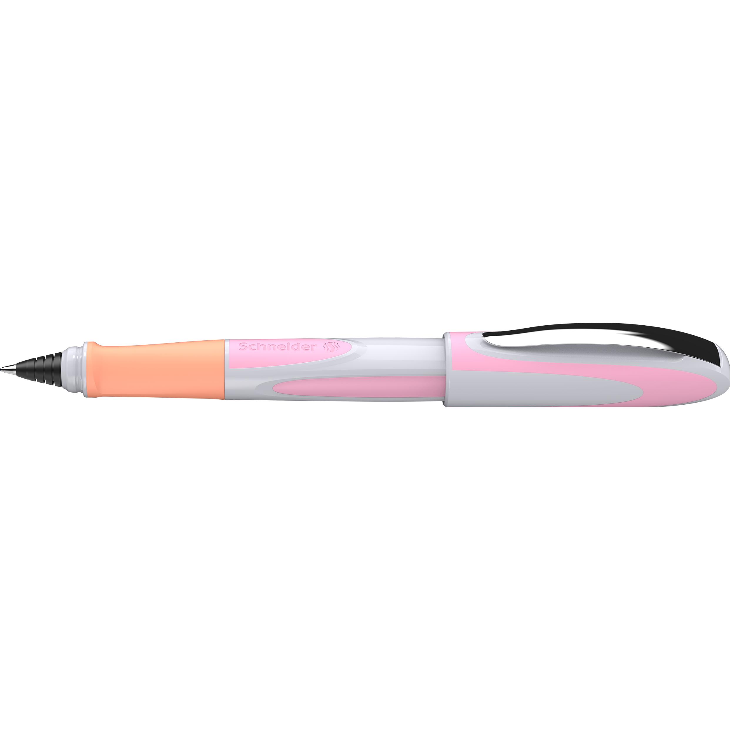 Roller Penna Ergonomica Schneider Ray Penna Roller - Punta Acciaio INOX, 7 Cartucce Blu, Made In Germany, Blu/Grigio Roller Punta Acciaio Inox