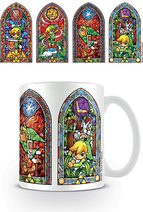 Actual product image Pyramid Legend of Zelda Mug Stained Glass (315 ml, 1 x)