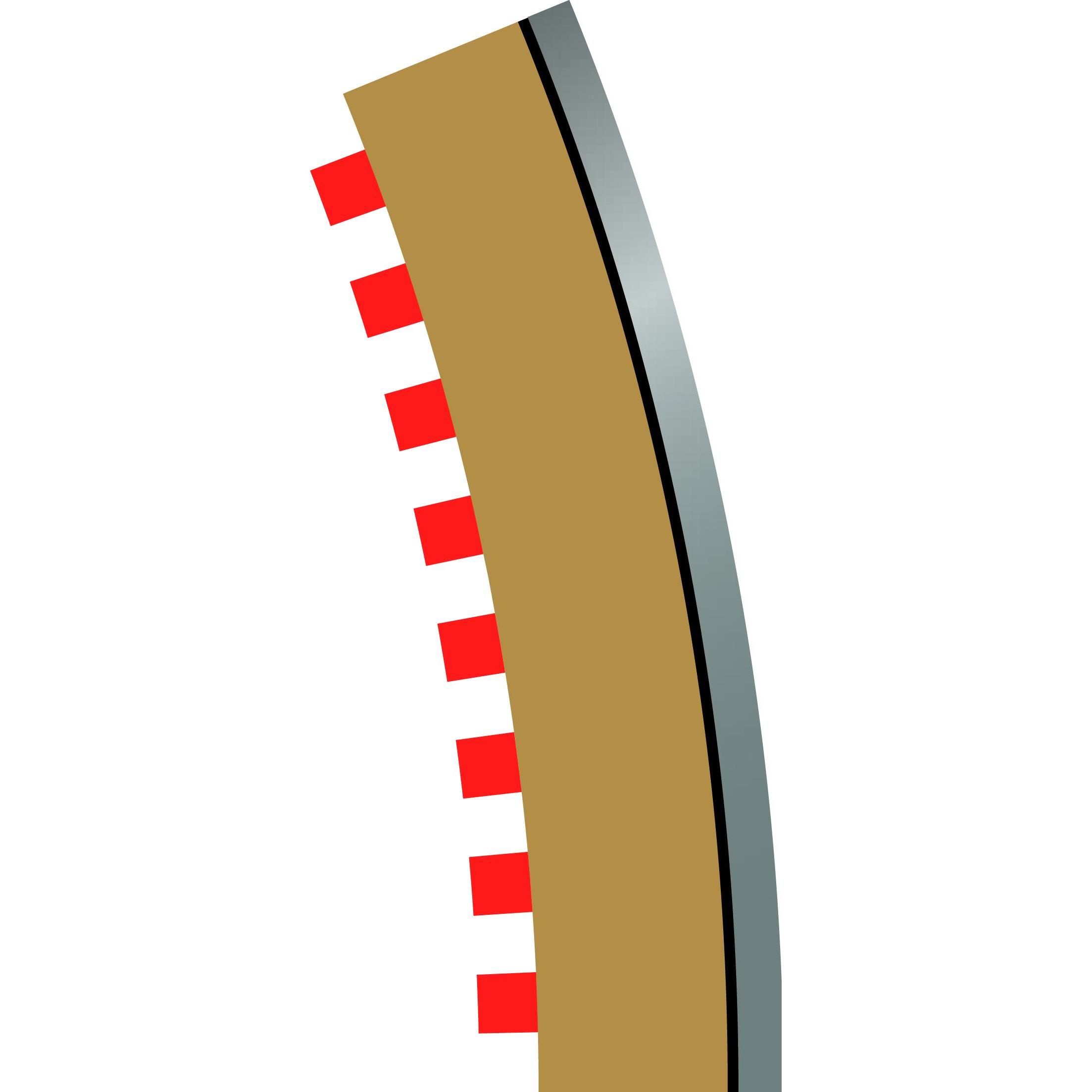 Scalextric Borders R3 Outer  4 Stück