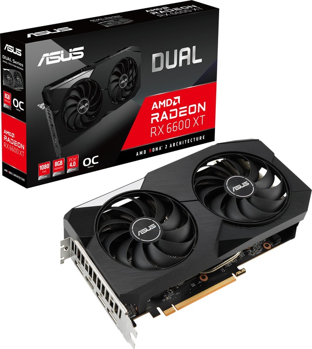 Produktbild ASUS Radeon DUAL RX 6600 XT OC Edition (8 GB)