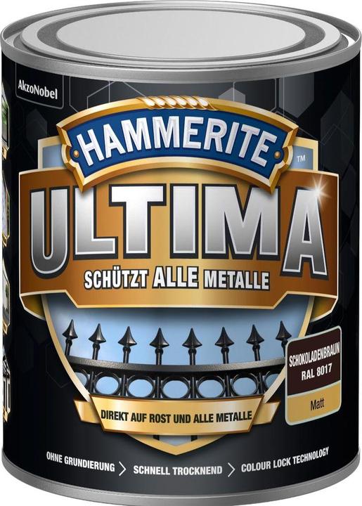 Actual product image Hammerite Metal protective lacquer ULTIMA matt (750 ml, Chocolate)