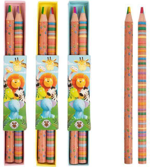 Produktbild Trendhaus Buntstifte Regenbogen 2er-Set (2x)