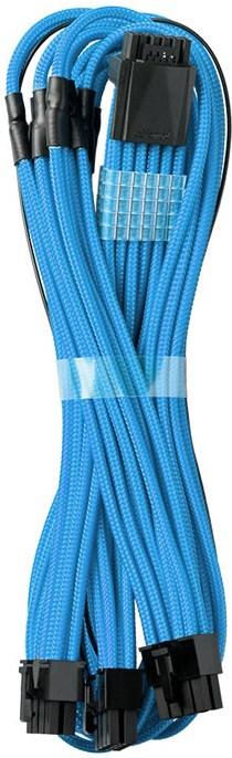 Actual product image CableMod RT-Series Pro ModMesh 12VHPWR to 3x PCI-e cable for ASUS/Seasonic - 60cm, light blue