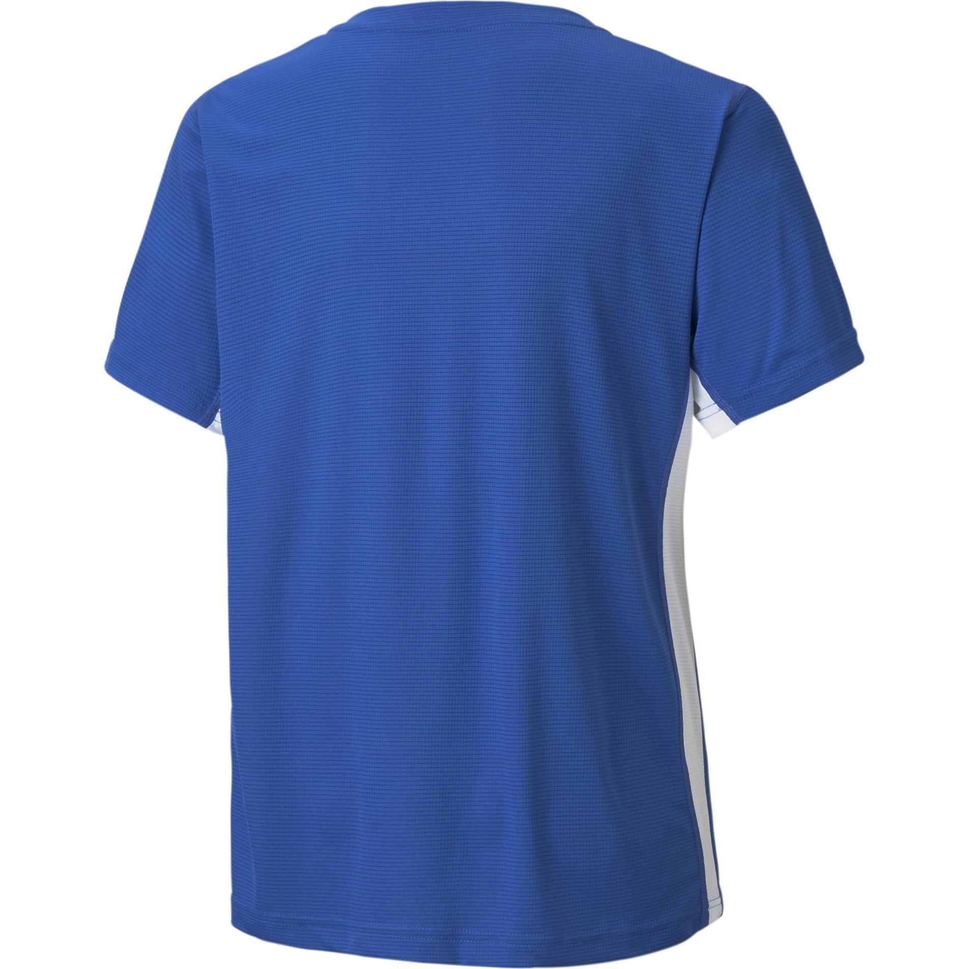 Thumbnail - Puma, Unisex, Sportshirt, Cross the LIne Tee 2.0 Y-520342 (164), Blau, 164