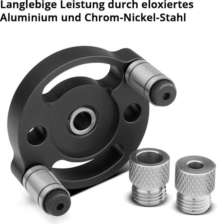 Actual product image Stahlwerk Dowel gauge set with drill bushes Drill bits Self-centring dowel aid (3 - 10 mm)