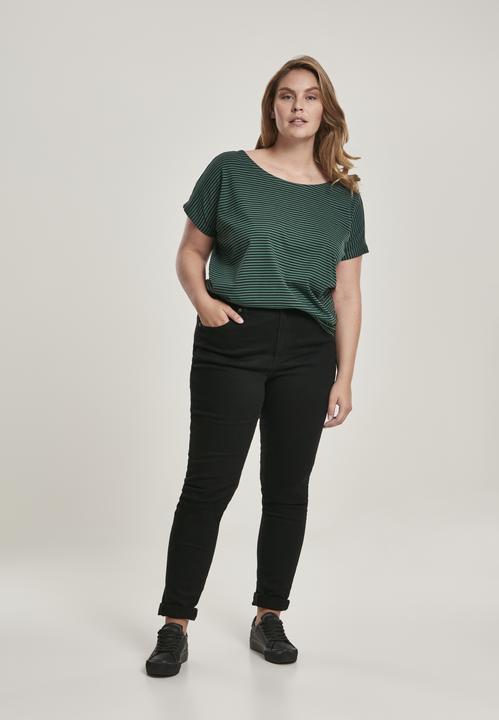 Immagine prodotto Urban Classics Maglietta da donna a strisce per bambini tinta in filo (XS)