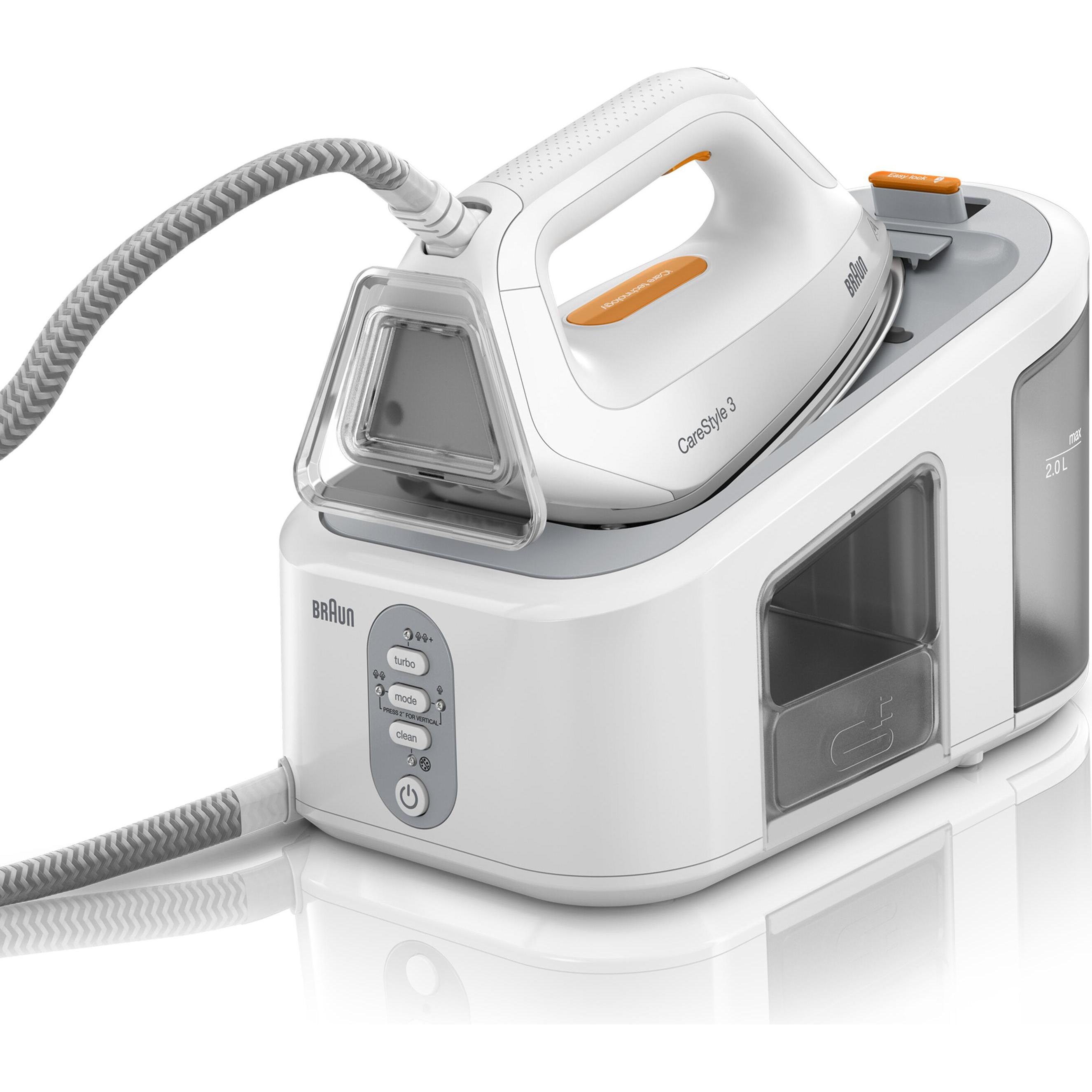 Braun Arancia/Bianco Carestyle 3 Is3132wh Piastra Eloxalplus, Ferro Da Stiro,