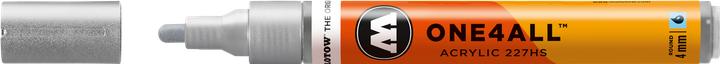 Valeurs nutritives et ingrédients Molotow Stylo feutre One4all 227HS argent métallique 227 (Argent Métallique, 4 mm, 1 x)
