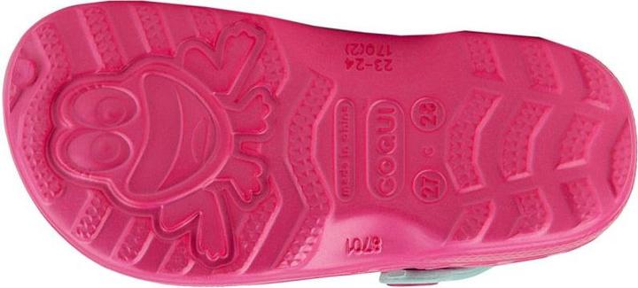 Actual product image Coqui Children's clogs Little Frog fuchsia-mint 8701-100-3644A (20)