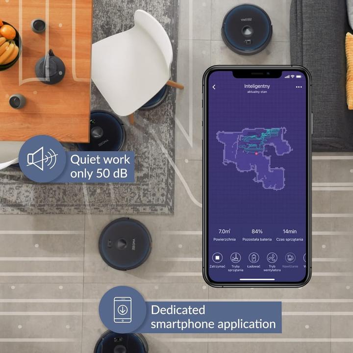 Image du produit Zeegma Sans Robo Vision (2600 Pa, Torchon d'essuyage)