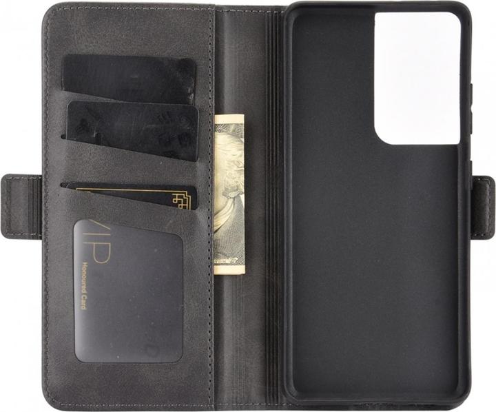 Actual product image Screenguard Samsung Galaxy S21 Ultra CardLounge Leather Case (Samsung Galaxy S21 Ultra)