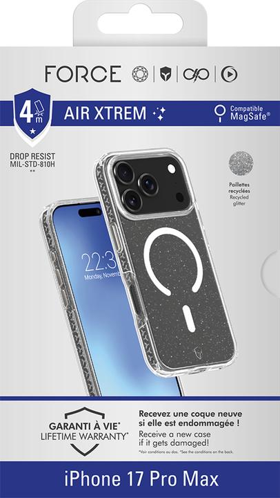 Produktbild Force Case Hülle iPhone 17 Pro Max glitzernd (Apple iPhone 17 Pro Max)