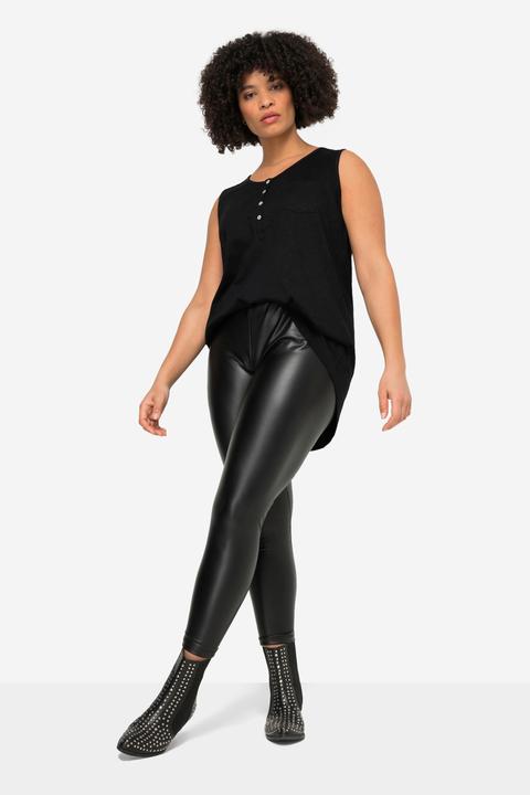 Produktbild Angel of Style Top, Rundhals, Knopfleiste, Saum hinten länger (48)