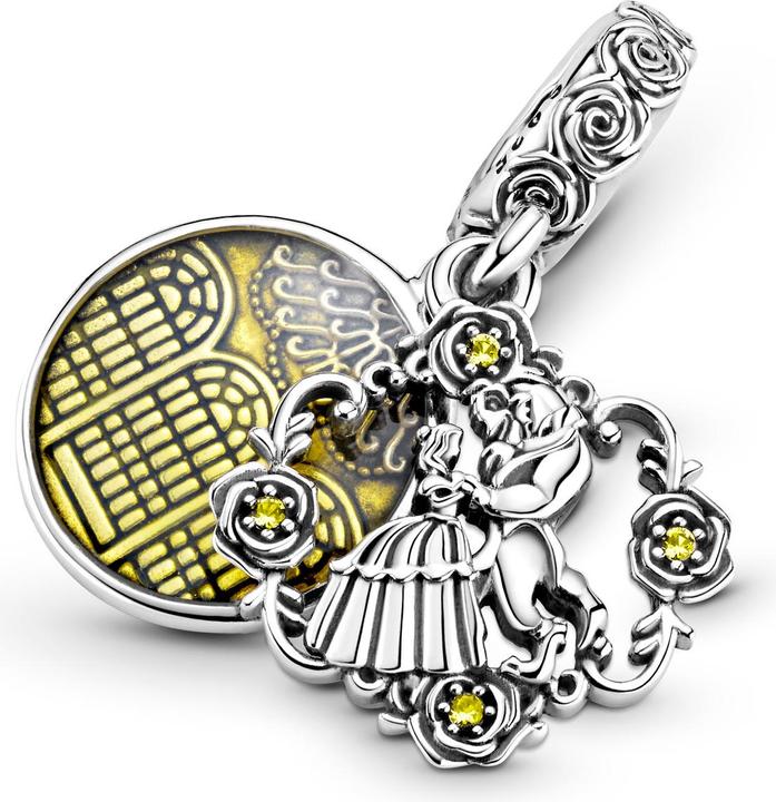 Actual product image Pandora Disney Beauty and the Beast Charm (Silver 925, Enamel)